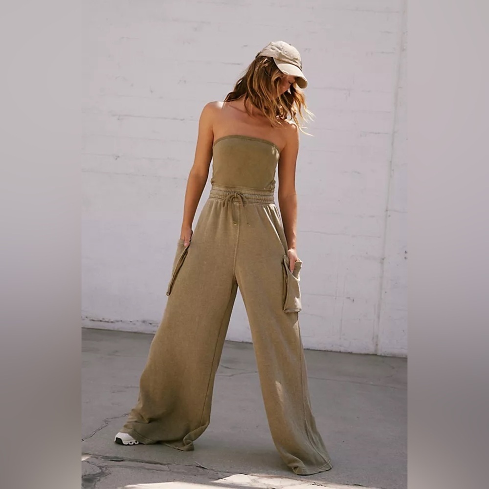 Free people Grand Slam Onesie jumpsuit